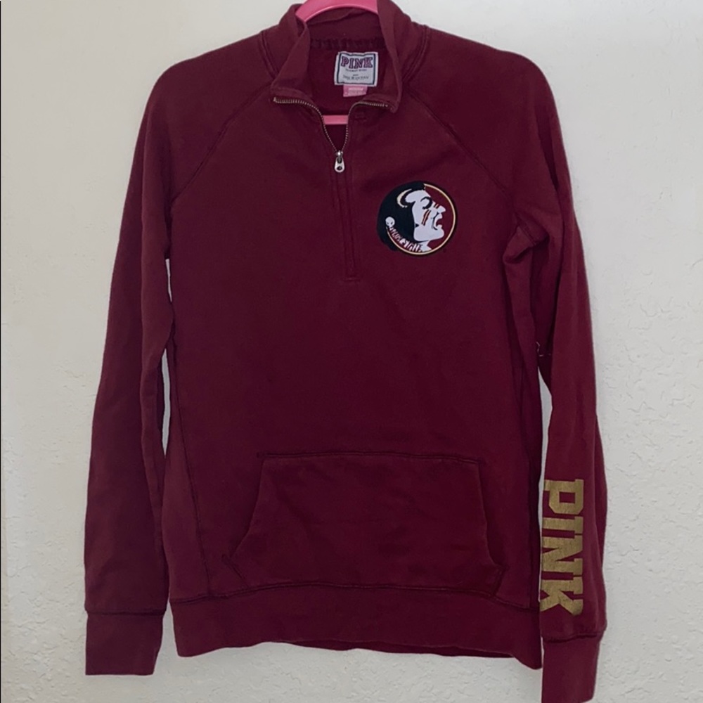Victoria’s Secret PINK Seminole Half Zip Sweater - Picture 2 of 7